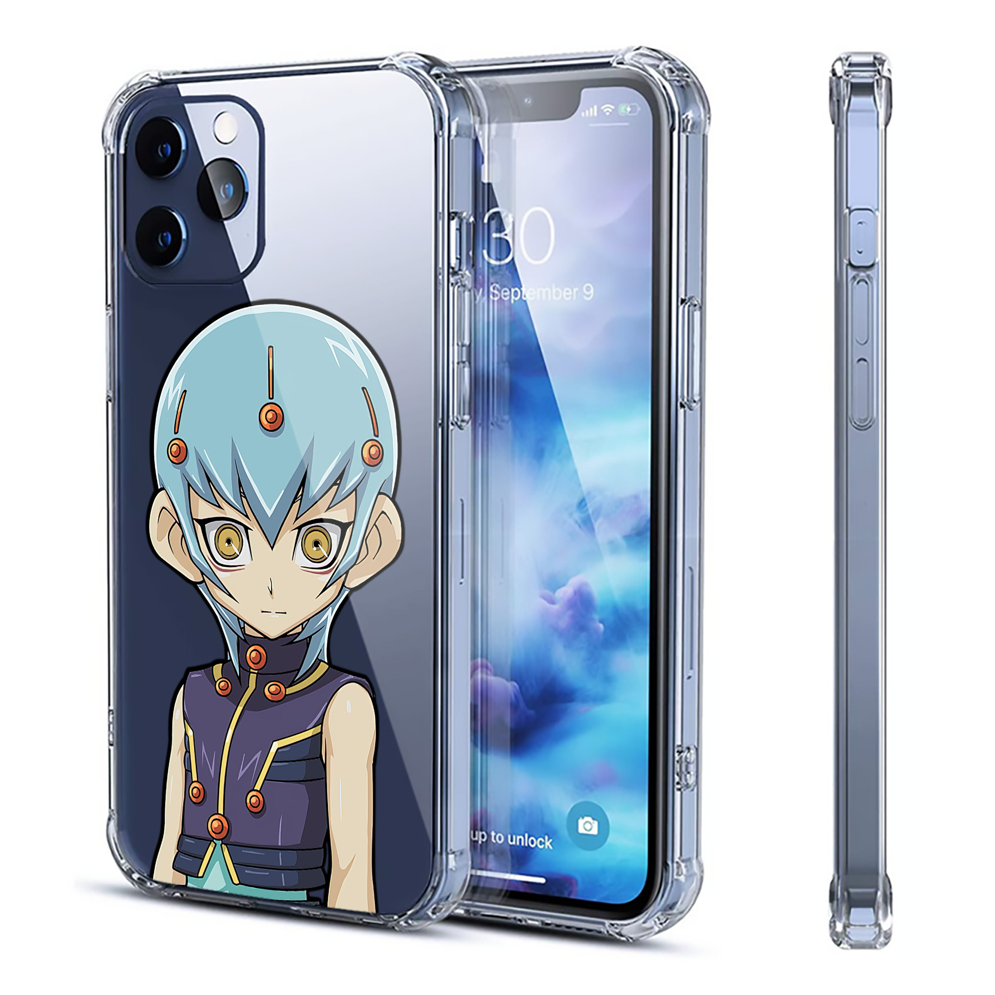 （画像用） 遊☆戯☆王 Yu-Gi-Oh! 【iPhone 12シリーズ対応】透明スマホケース（クリアソフトケース）